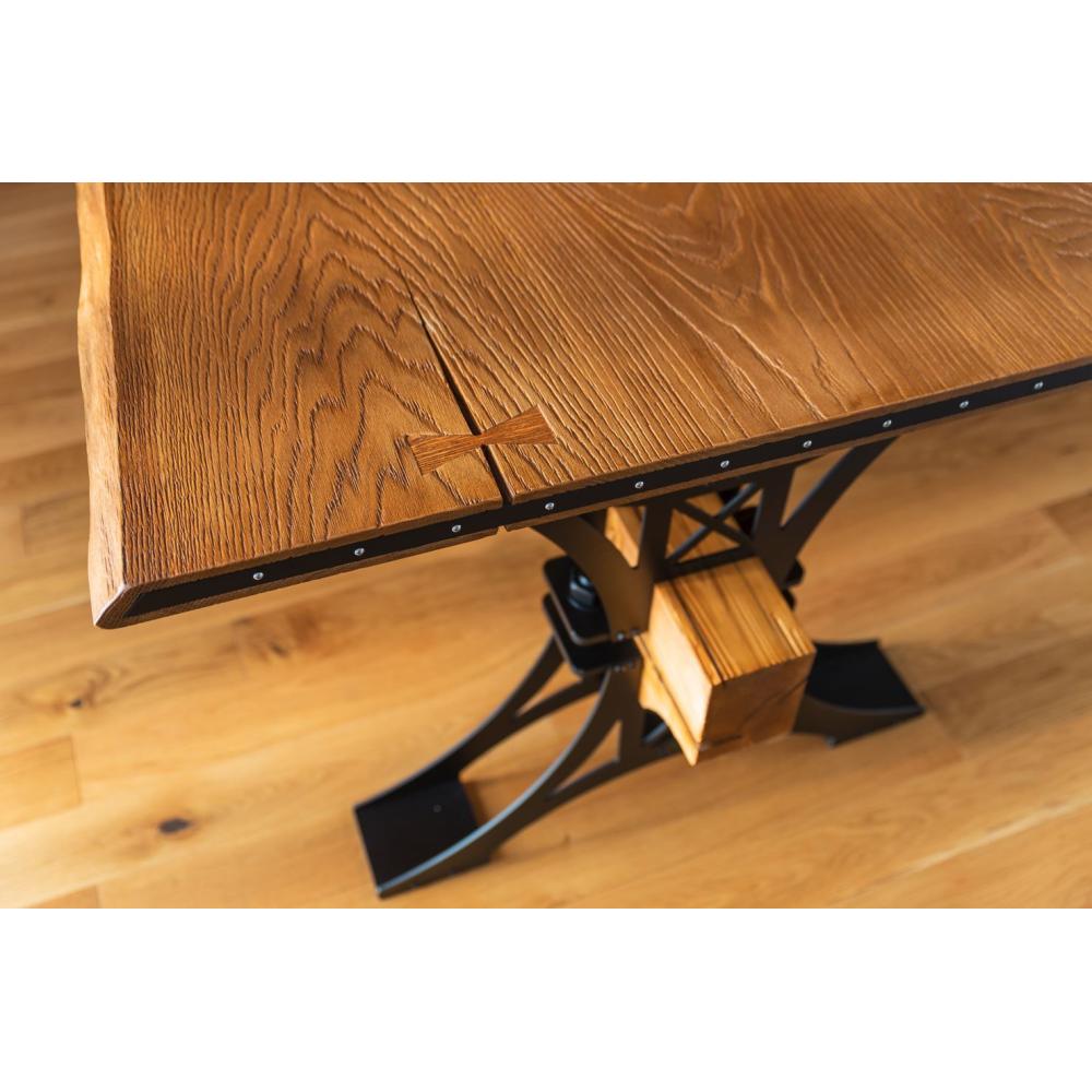 rusztikus tolgy asztal ives handmade loft ipari industry design vaslabu vas femasztal nagymeretu etkezo modern luxus igenyes etkezoasztal.jpg